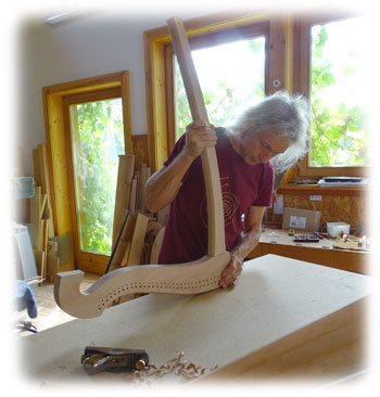 Santnerharps - Werkstatt